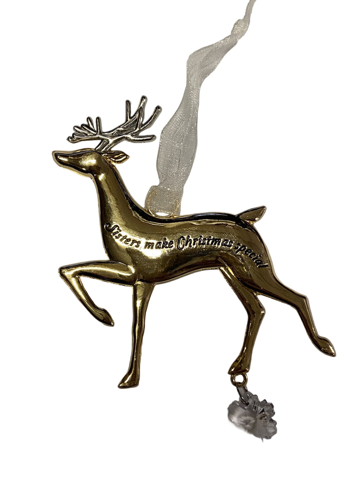 3.5" Oh deer, Christmas is here! Ornaments
