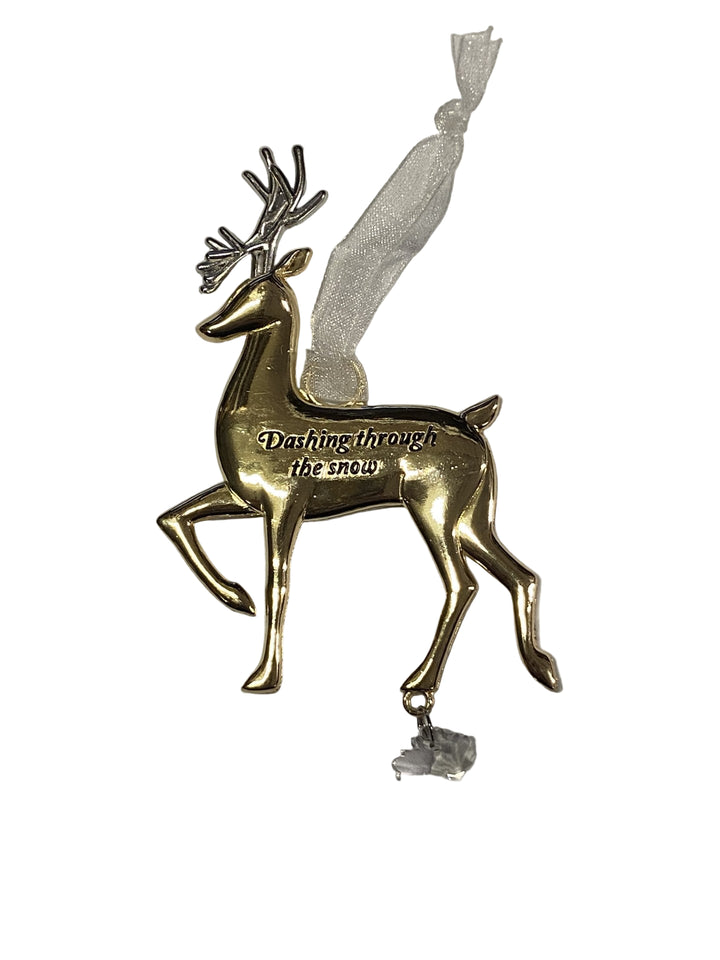 3.5" Oh deer, Christmas is here! Ornaments