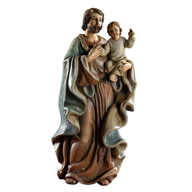 4" St. Joseph with Child Statue