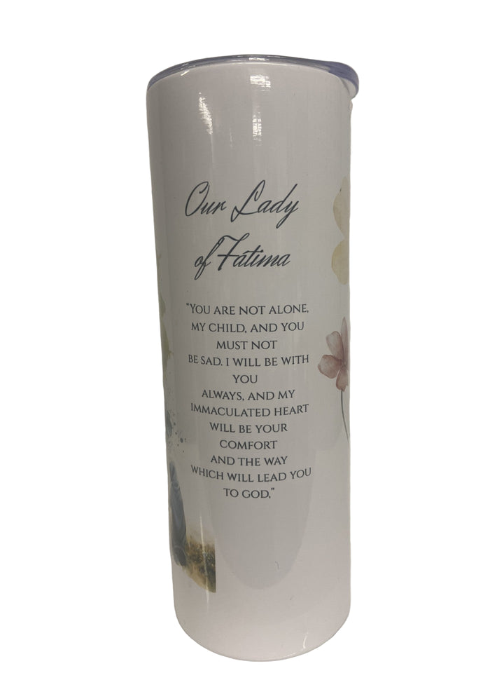 20 oz Stainless Steel Tumbler "Our Lady of Fatima"