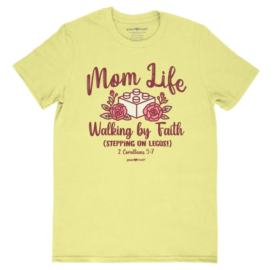 Mom Life - Walking By Faith Women's T-Shirt