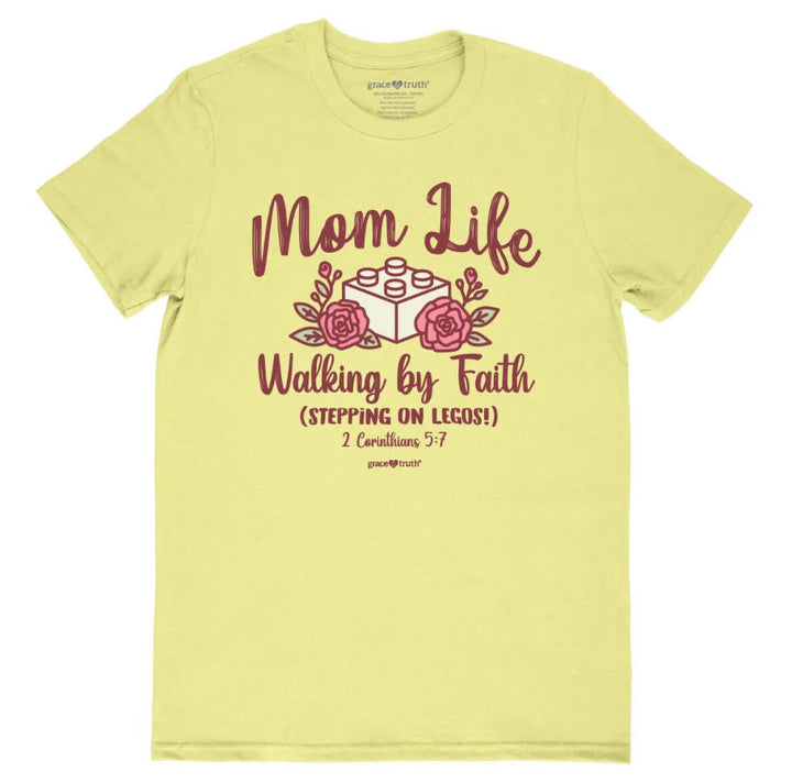 Mom Life - Walking By Faith Women's T-Shirt