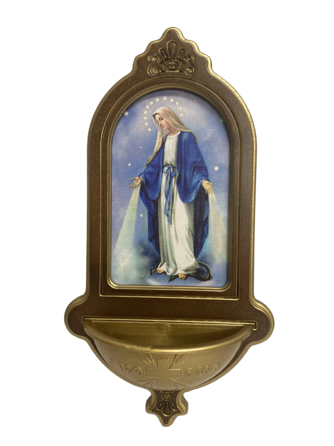 10" Our Lady of Grace Holy Water Font
