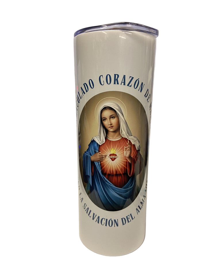 20 oz. Immaculado Corazon de Maria Stainless Steel Tumbler