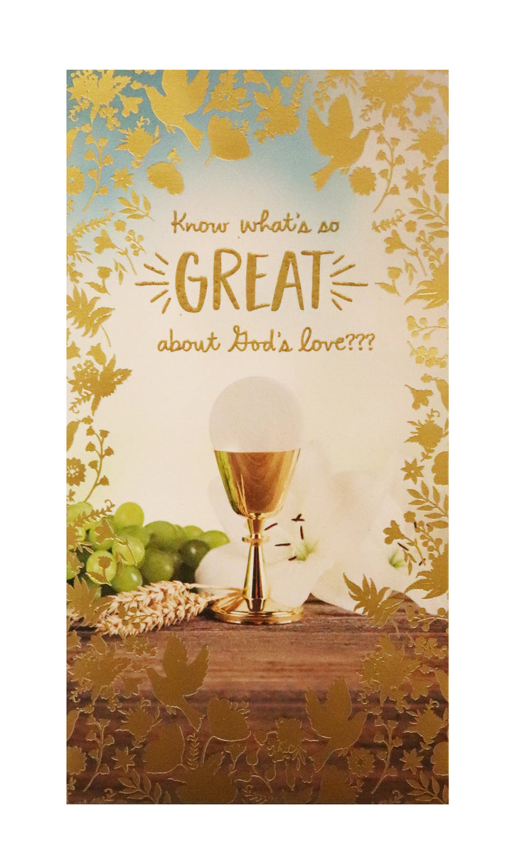 Know What's So Great About God's Love - First Communion