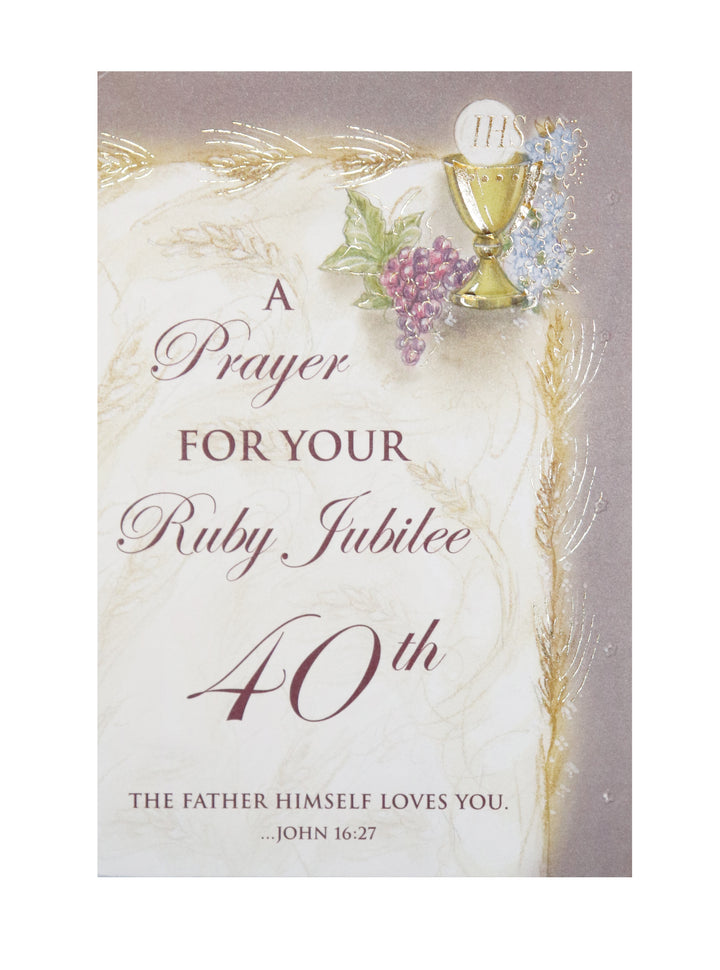 A Prayer For Your Ruby Jubilee 40th