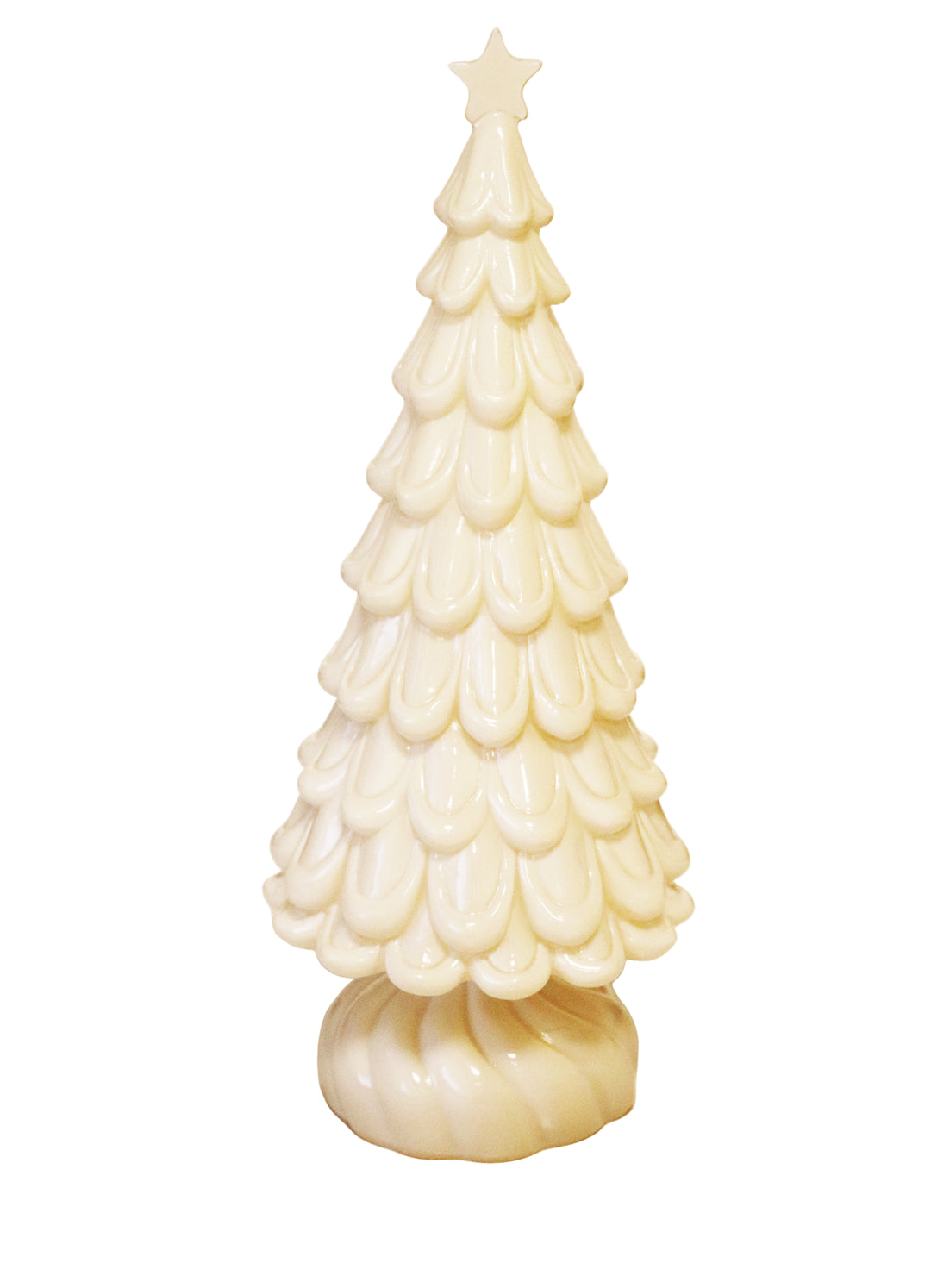 11" White LED Christmas Tree with Star
