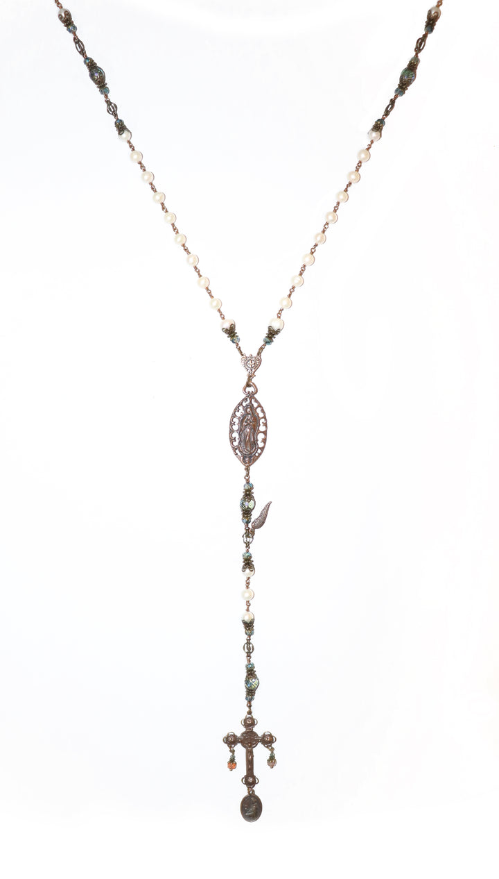 Fresh Water Pearls Heirloom Rosary