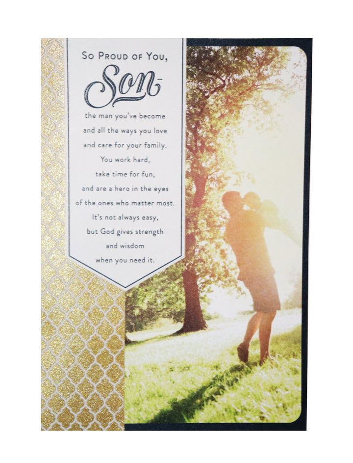 So Proud of You, Son - Father's Day Card