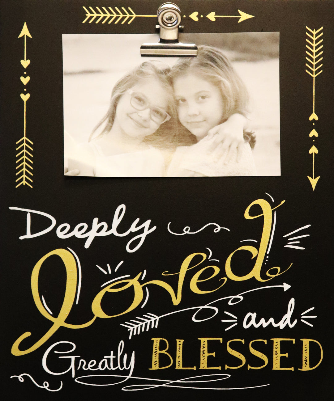 Deeply Loved and Greatly Blessed Photo Plaque