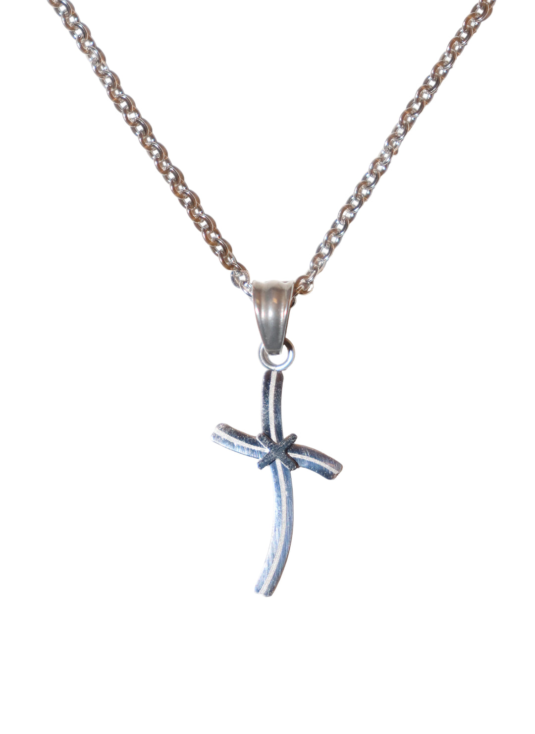 X Cross Pendant Necklace