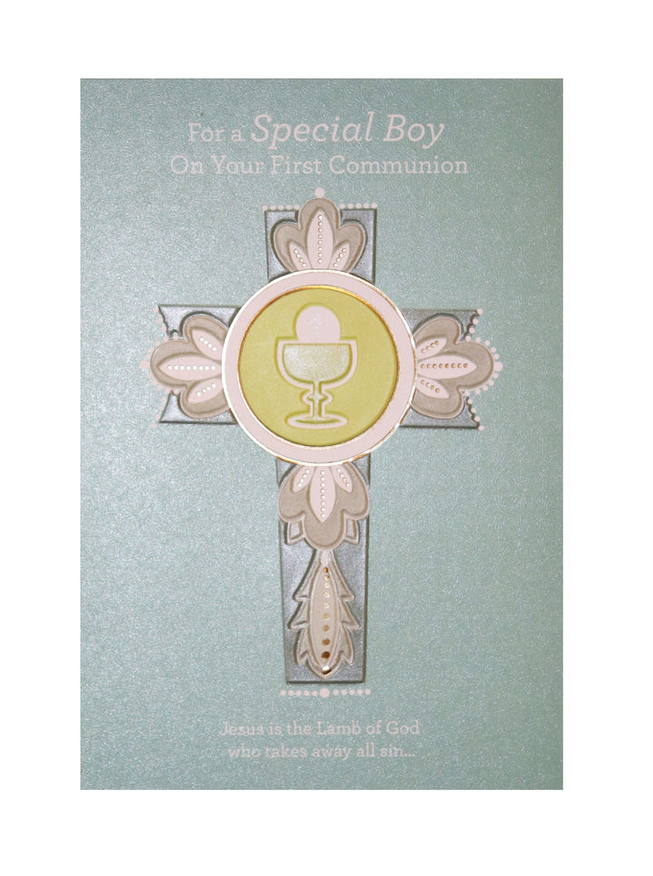 For A Special Boy On Your First Communion - First Communion Card