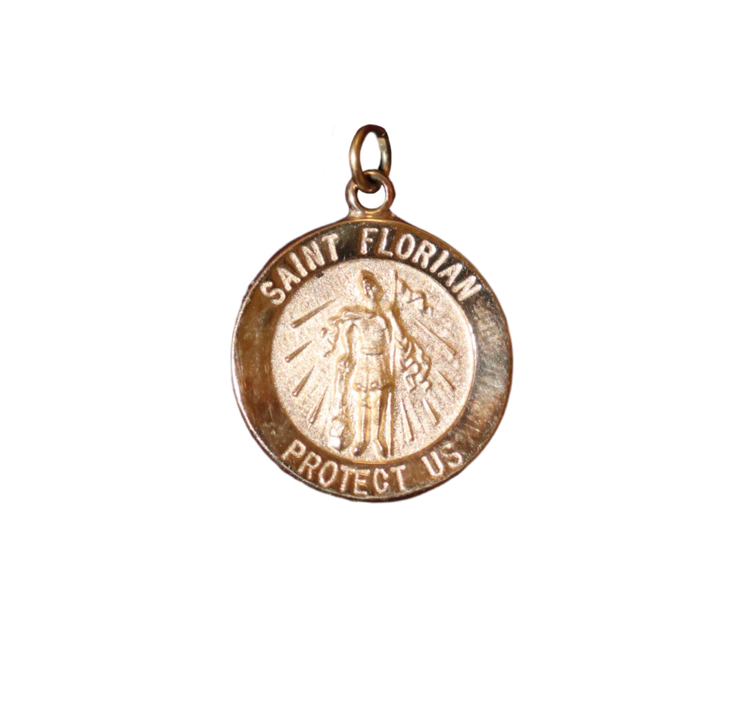 14kt St. Florian Medal
