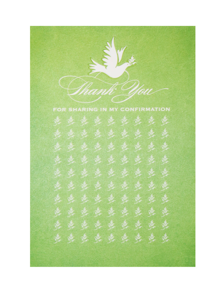 Thank You Confirmation Card