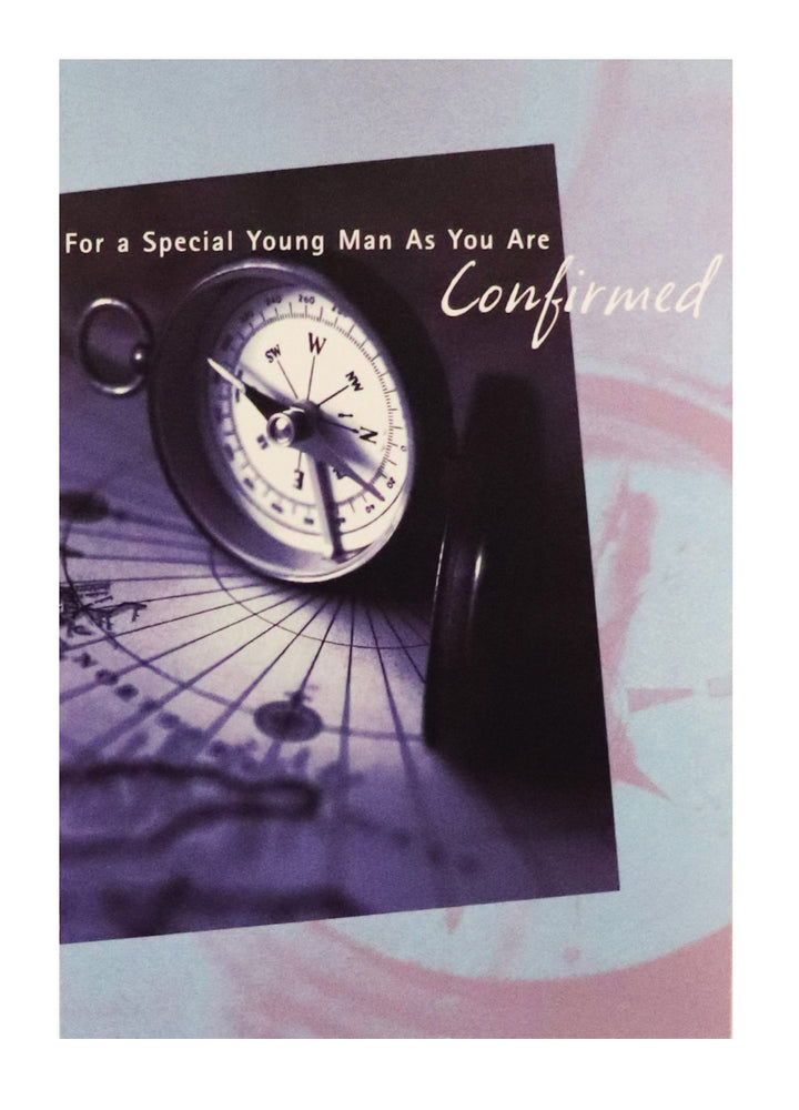 For a Special Young Man - Confirmation Greeting Card