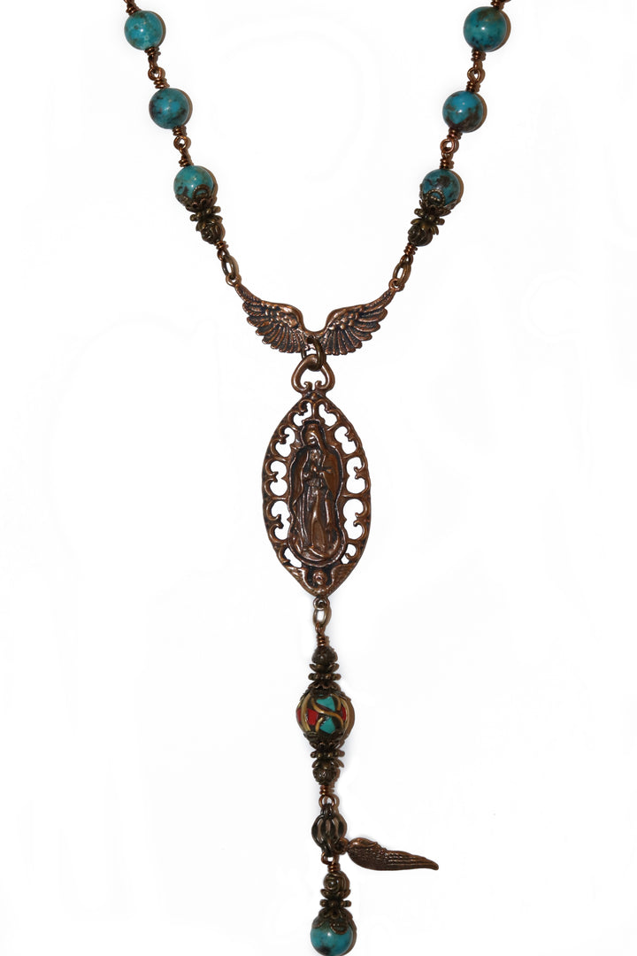 Natural Turquoise Heirloom Rosary