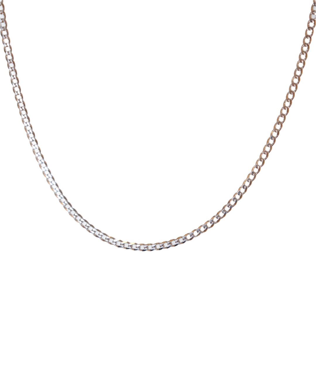 Sterling Silver 30" Infinity Curb Chain