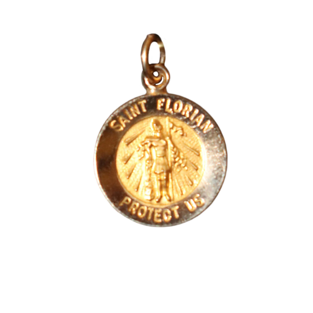 14kt St Florian Medal