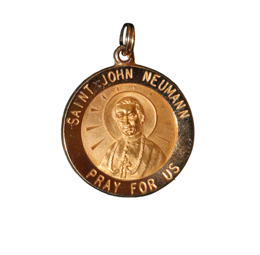14kt St. John Neumann Medal