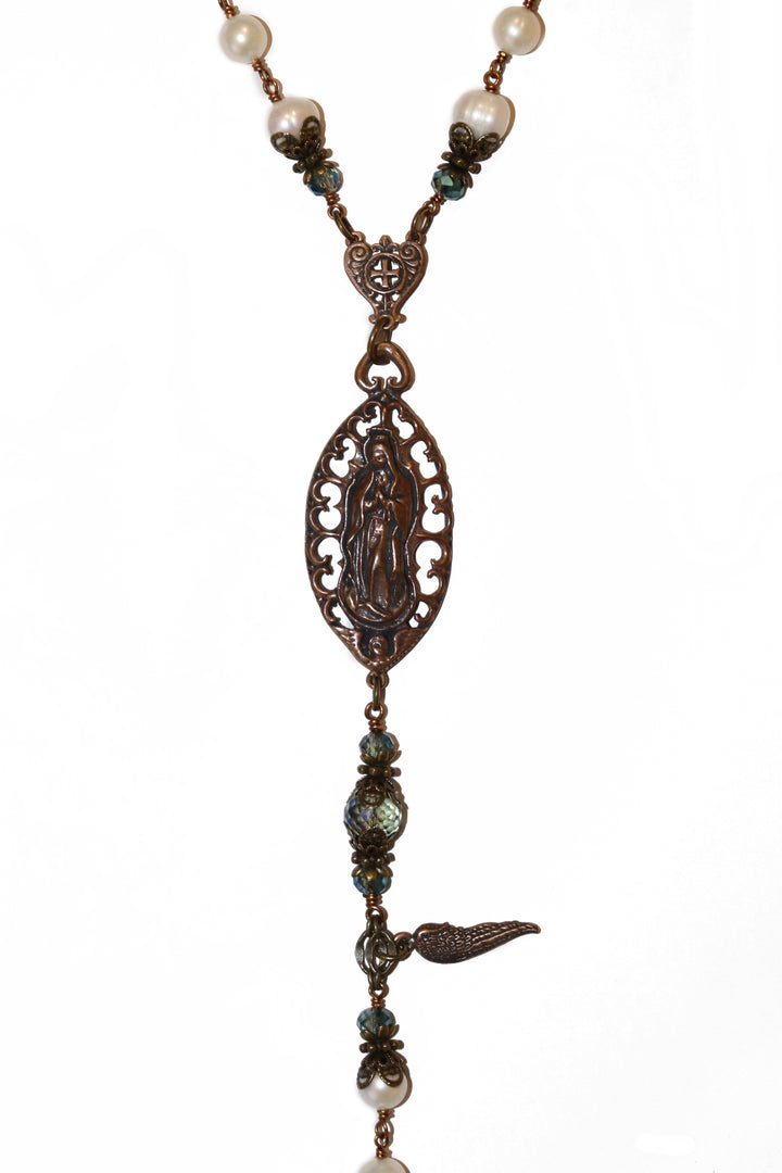 Fresh Water Pearls Heirloom Rosary