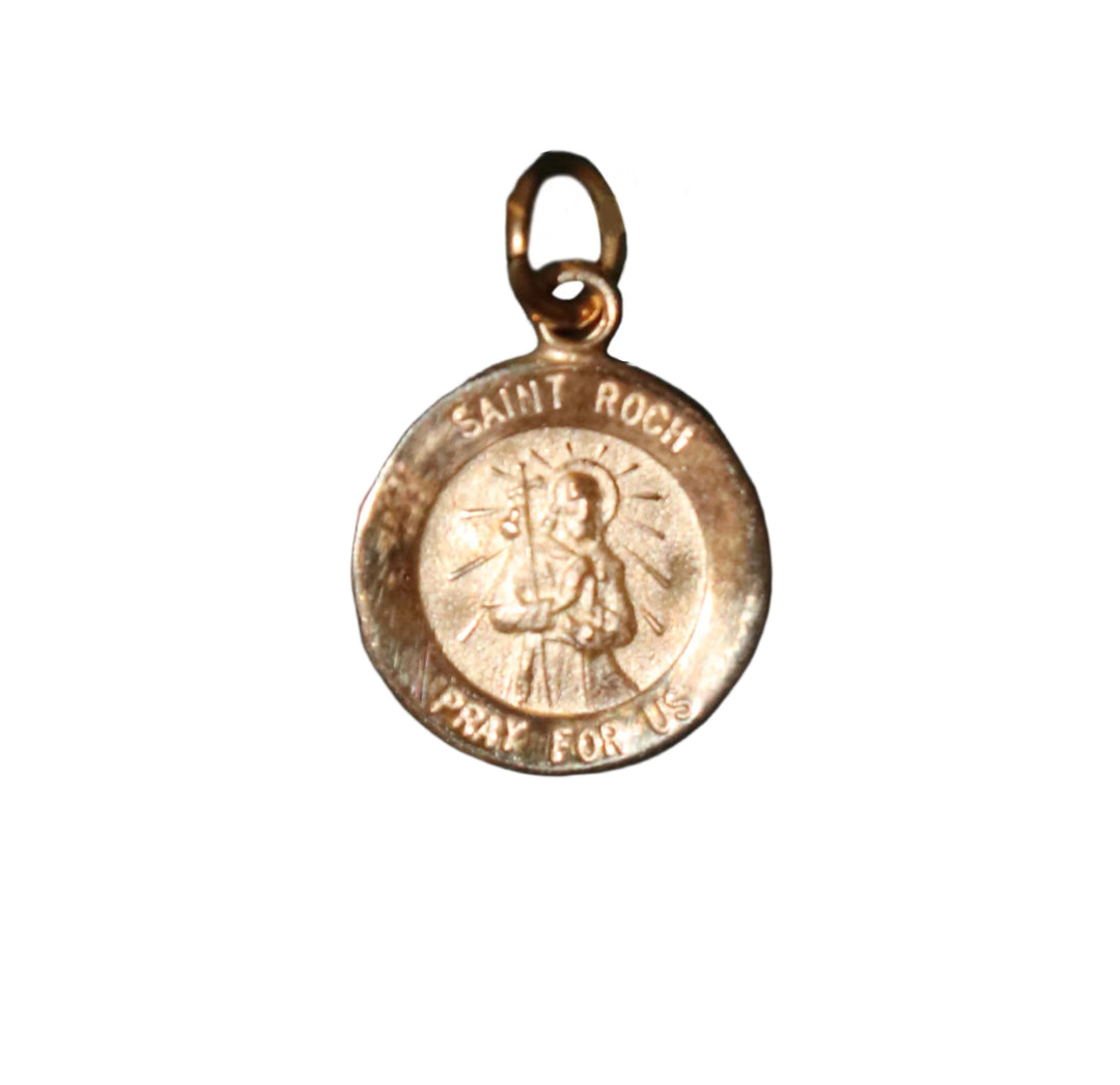 14kt St. Roch Medal