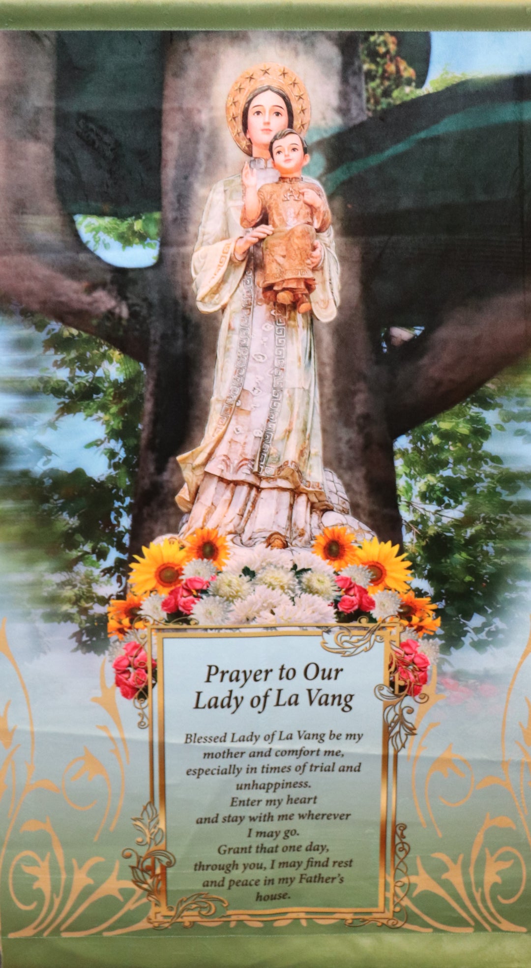Our Lady of La Vang Tapestry - Large