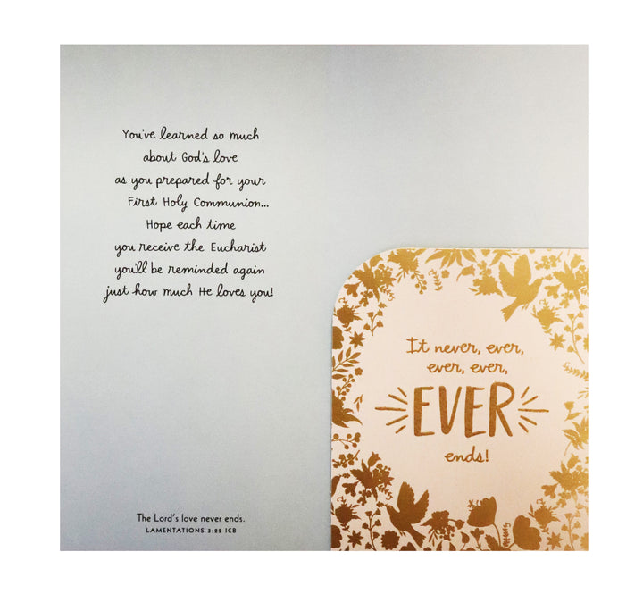 Know What's So Great About God's Love - First Communion