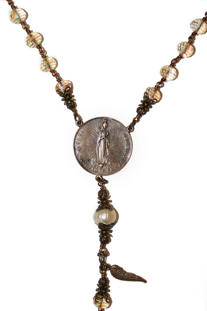 Champagne Crystal Heirloom Rosary