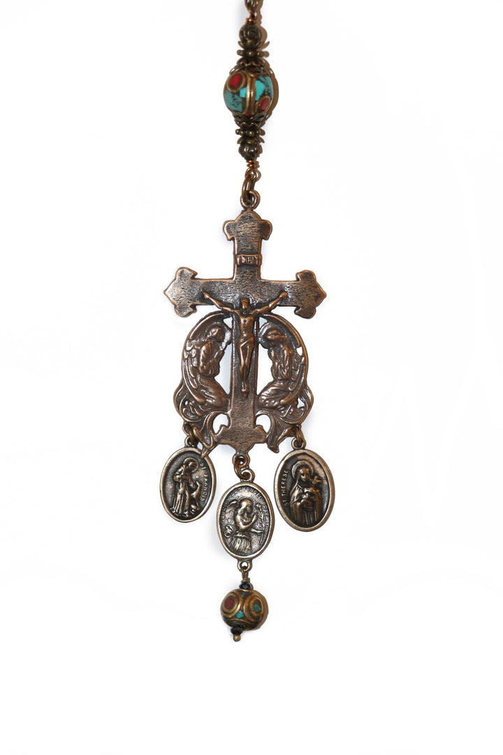 Turquoise Handmade Beads Heirloom Rosary