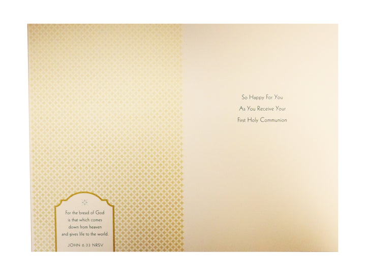 Today You Join With All The Church - First Communion Card