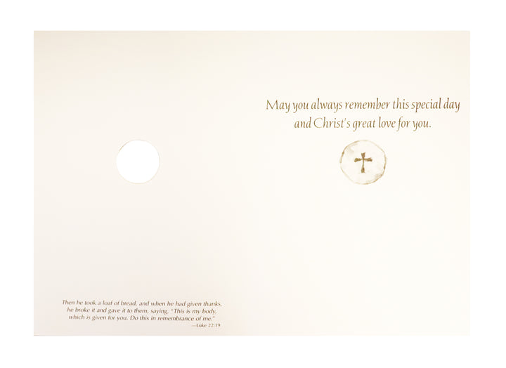 As You Celebrate Your First Communion - Greeting Card