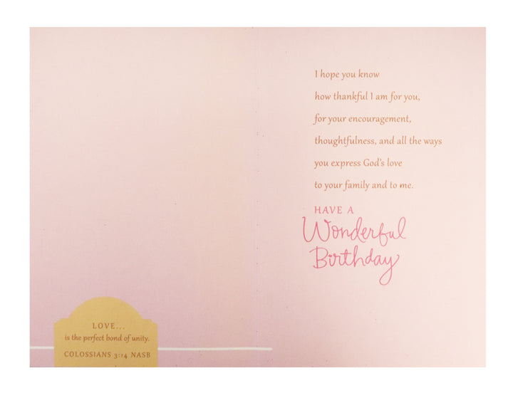 Mother In Law Birthday Greeting Card