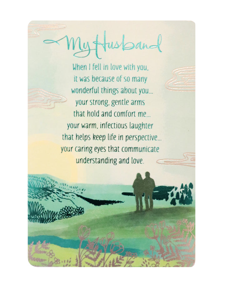 My Husband - Anniversary Greeting Card