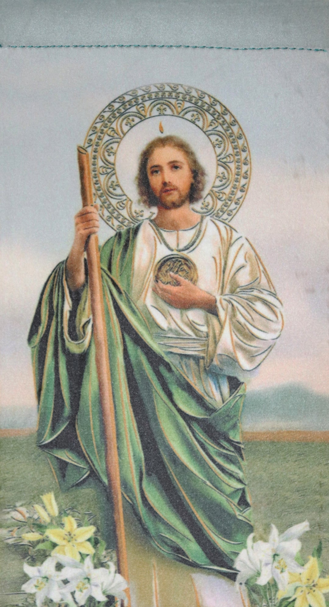9" St. Jude Printed Tapestry