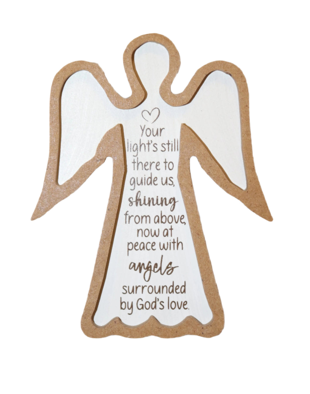 At Peace With the Angels Framed Angel Figure
