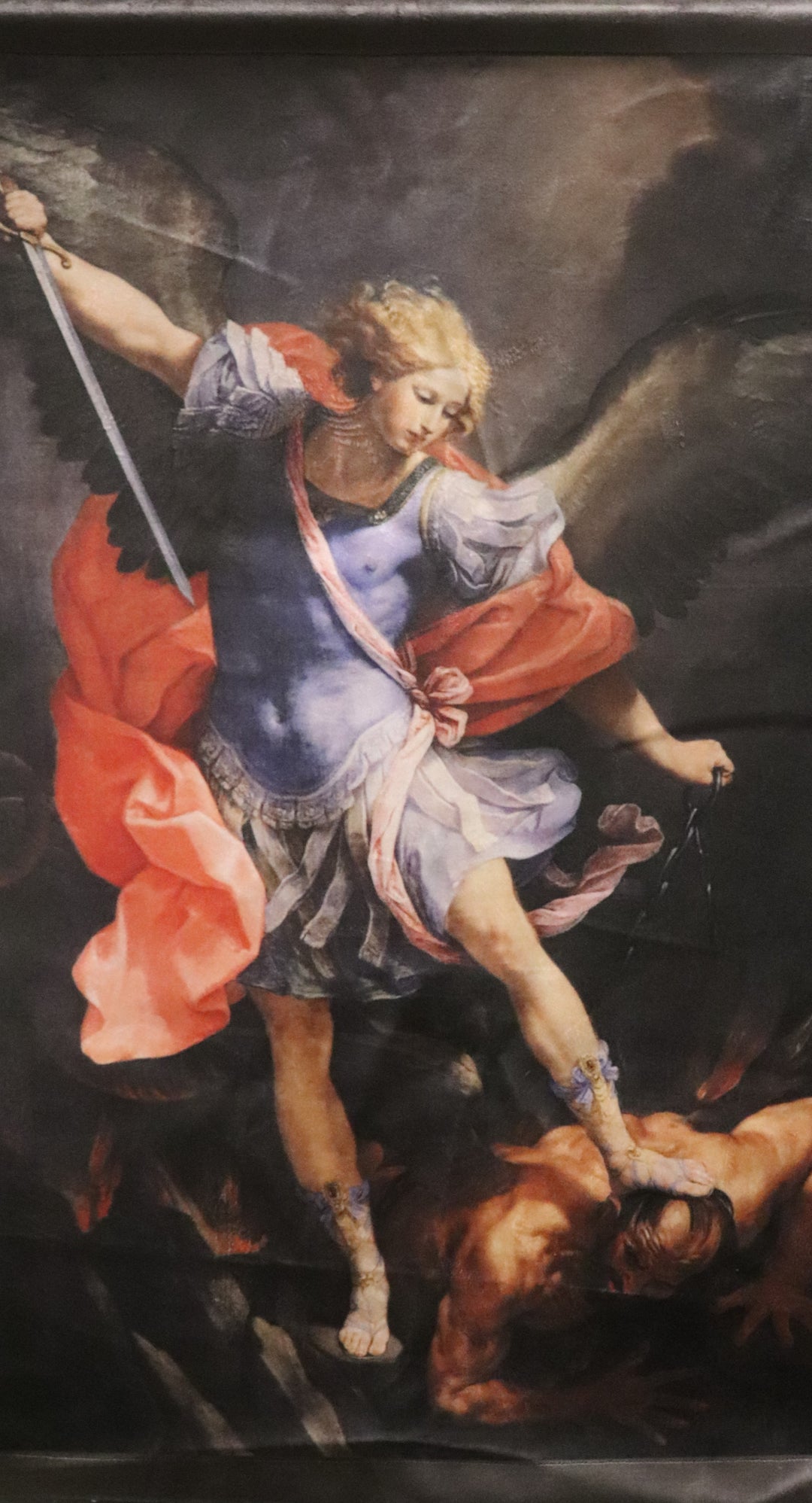 36" St. Michael Printed Tapestry