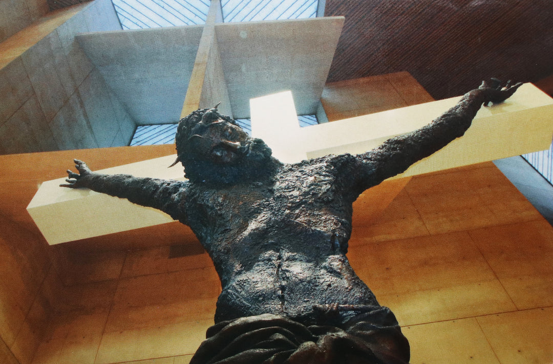 Crucifix and Alabaster Lantern Postcard