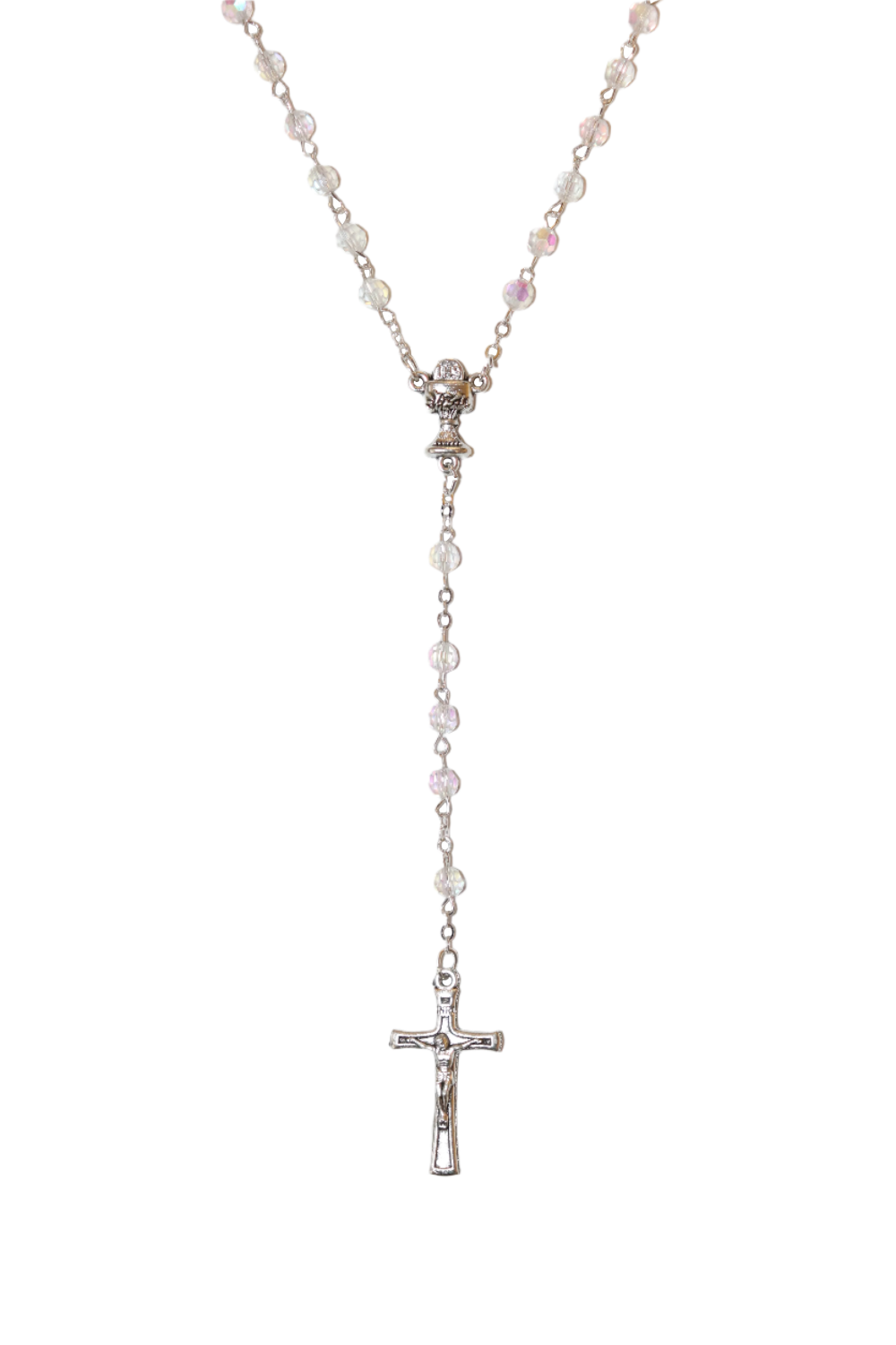 Crystal First Commmunion Rosary
