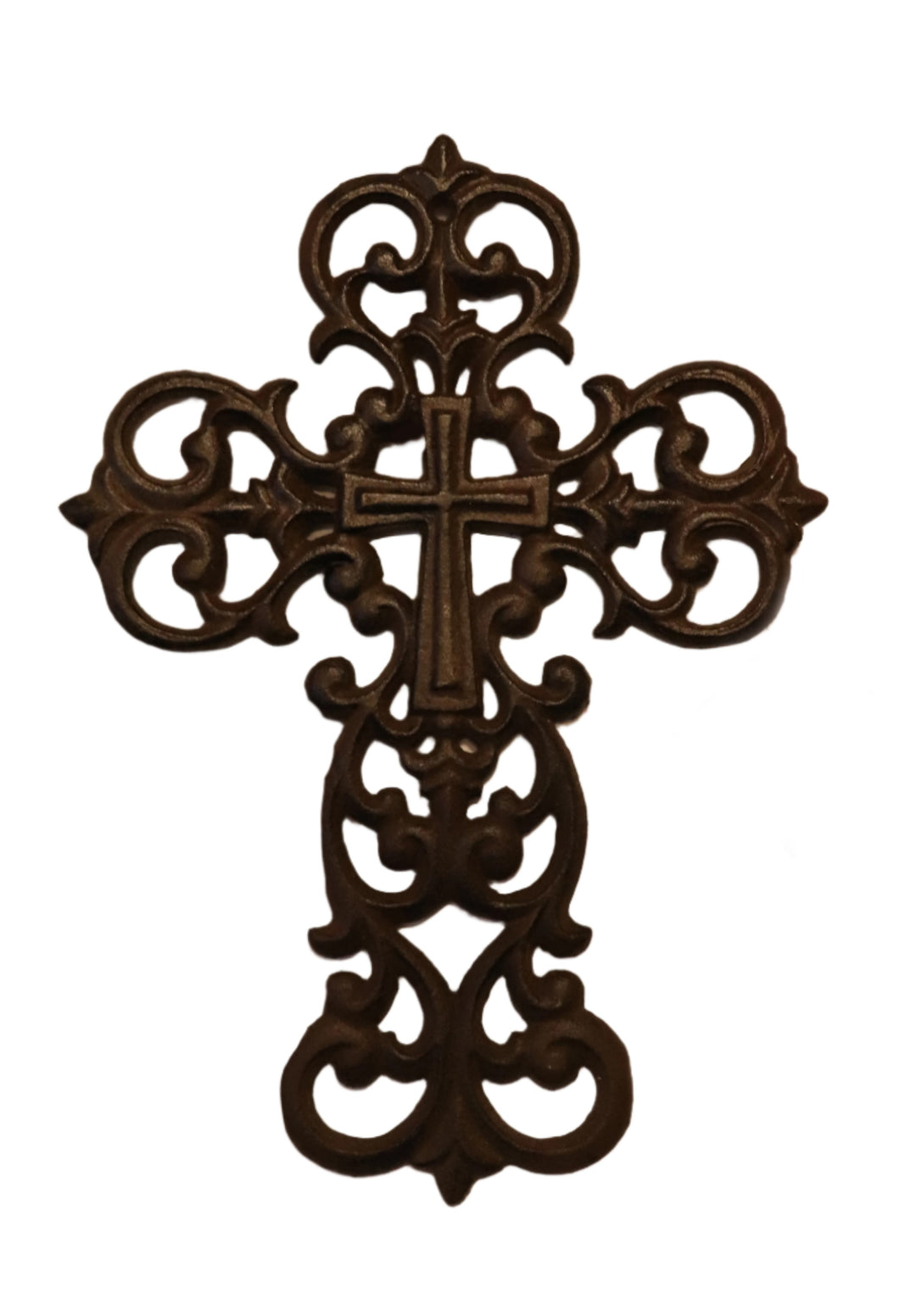 12" Cast Iron Wall Cross