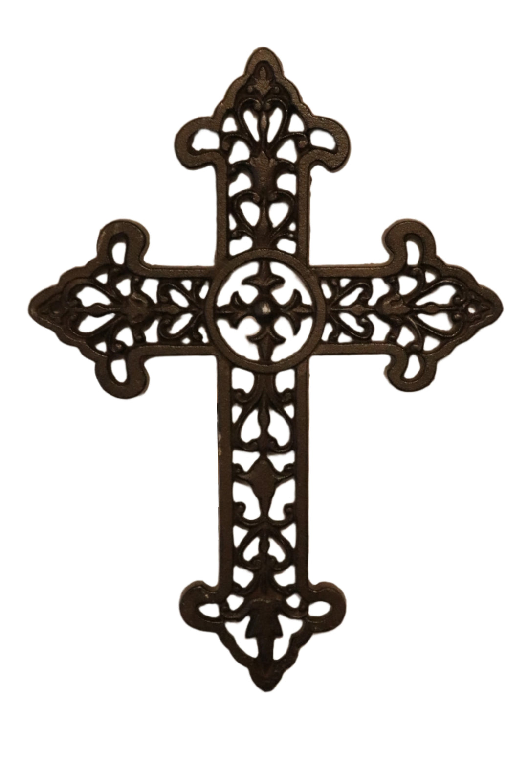 13.5" Cast Iron Wall Cross