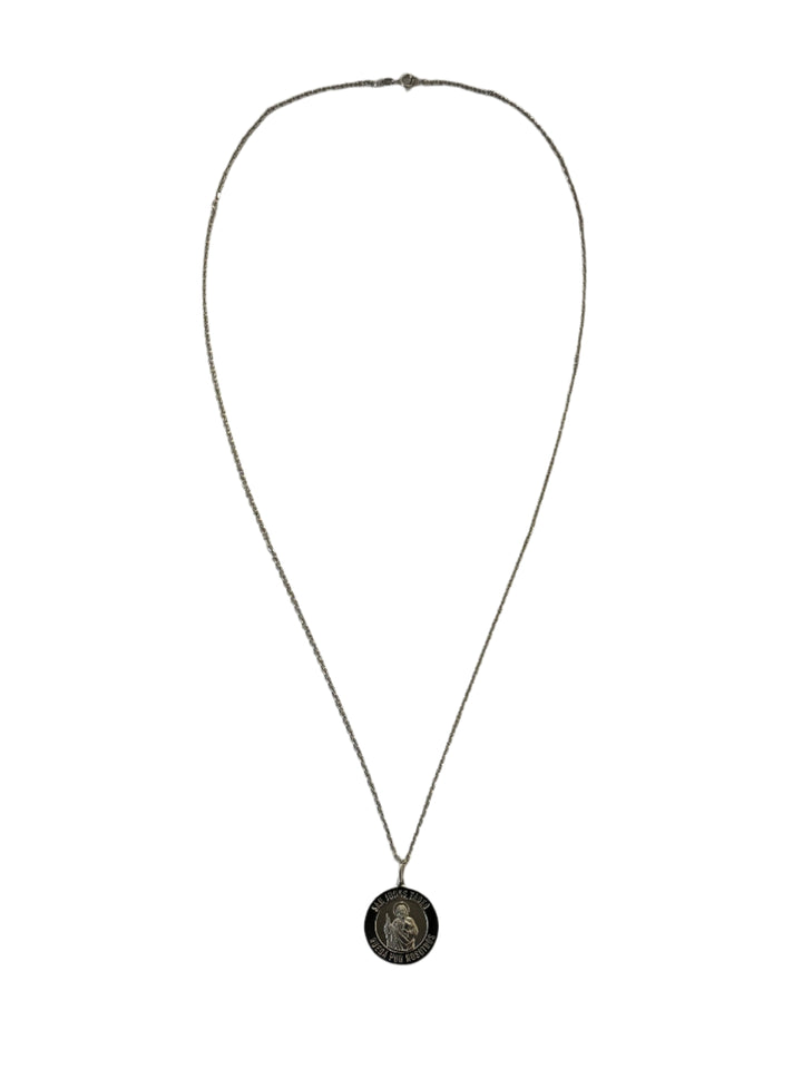 Sterling Silver San Judas Necklace