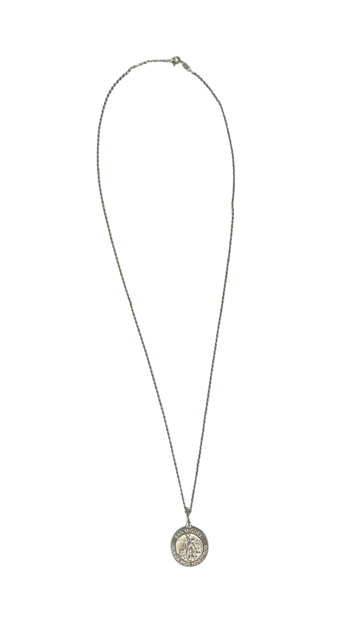 Sterling Silver San Miguel Necklace on 22" Rolo Chain