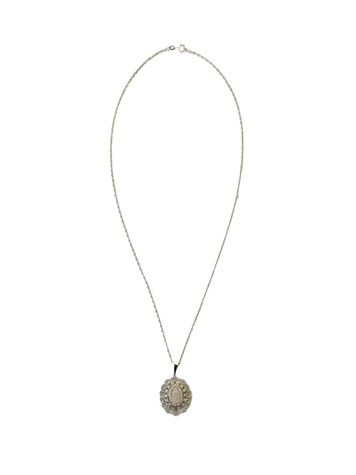 Sterling Silver Our Lady of Guadalupe Necklace