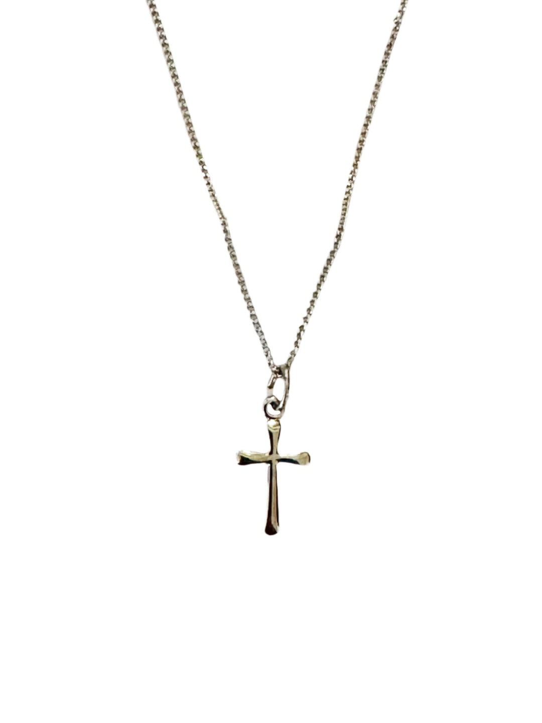 Dainty Sterling Silver Cross Necklace