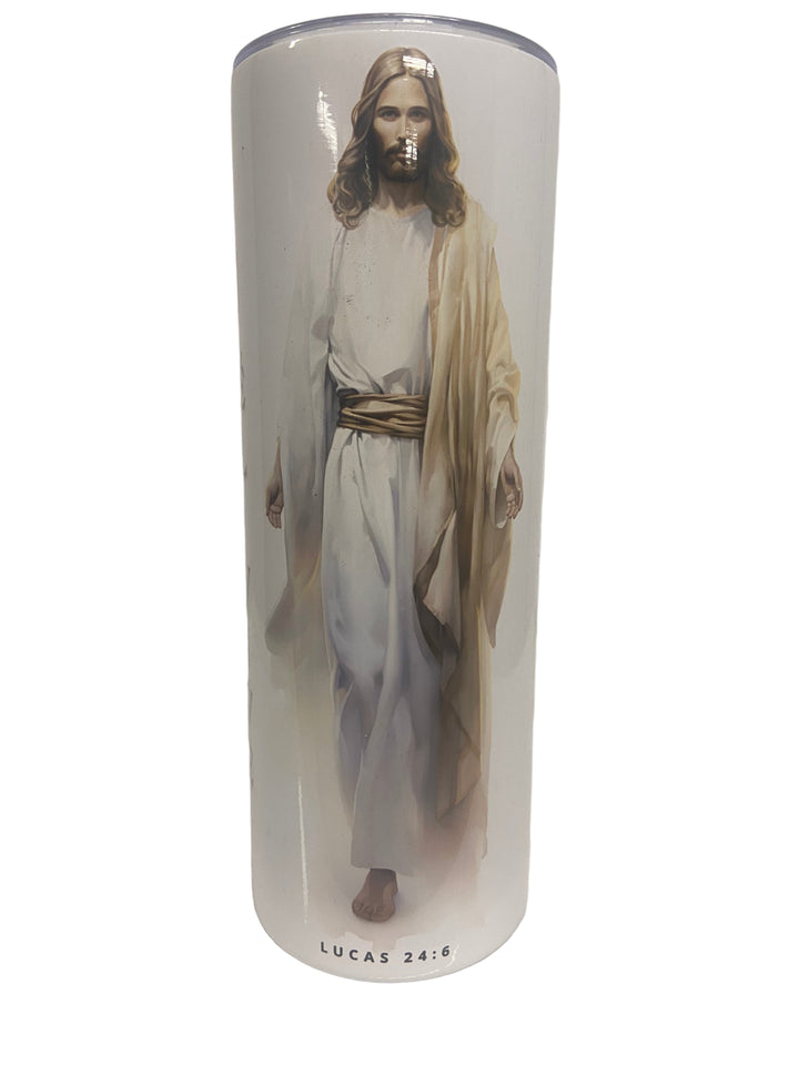 20 oz Stainless Steel Tumbler "El Vive"