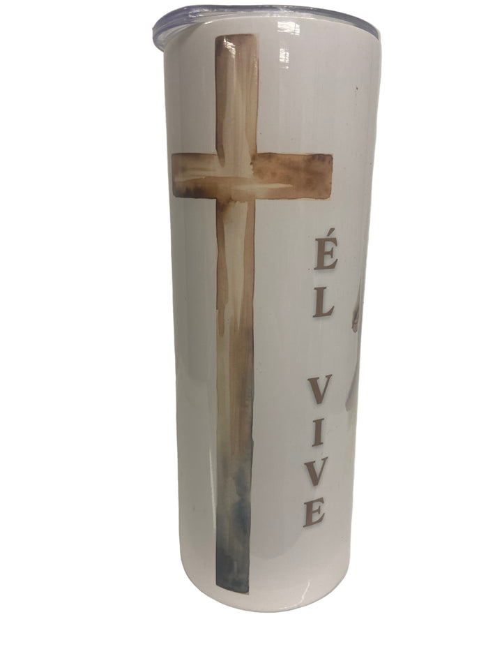 20 oz Stainless Steel Tumbler "El Vive"