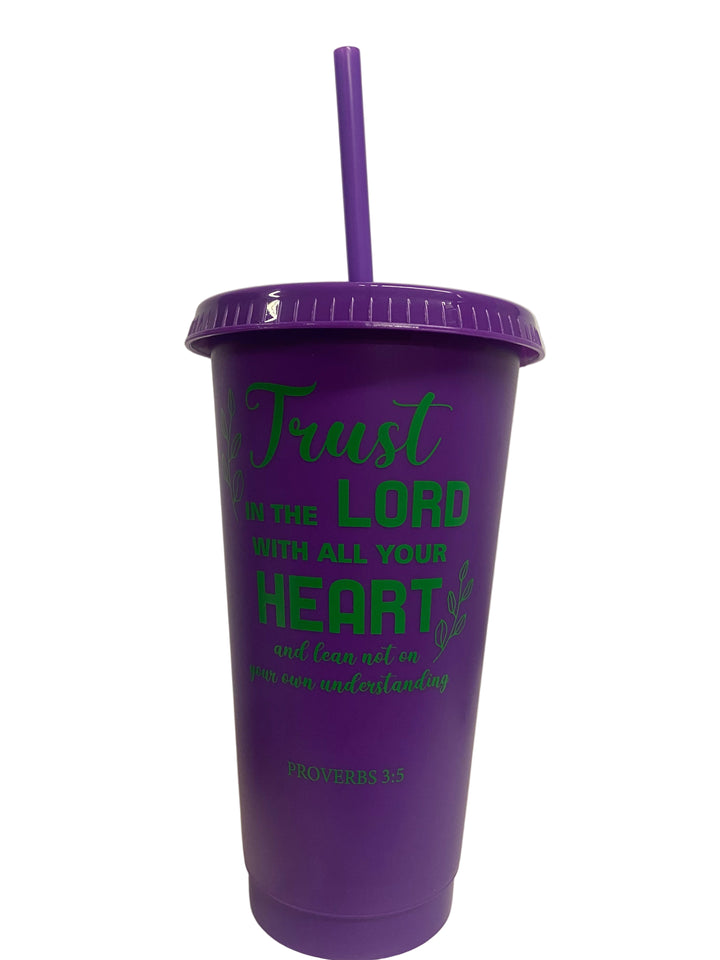 24 oz Bible Verse Tumblers