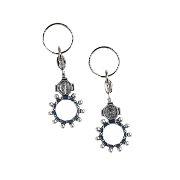 Miraculous One Decade Finger Rosary Keychain