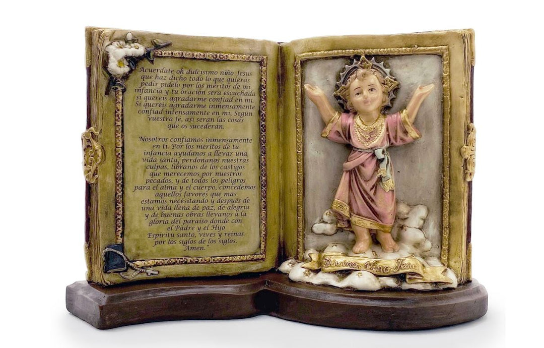 9" Divine Child Book Statue