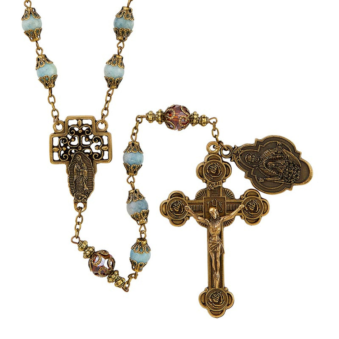 8mm Our Lady of Guadalupe Vintage Rosary